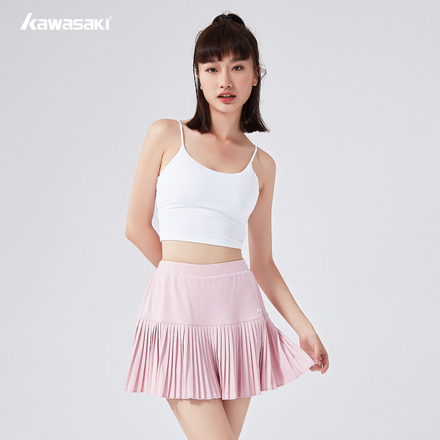 Kawasaki sports short skirt female summer badminton tennis tennis skirt anti -light dry, breathable, sweat, fit the half body pleated skirt