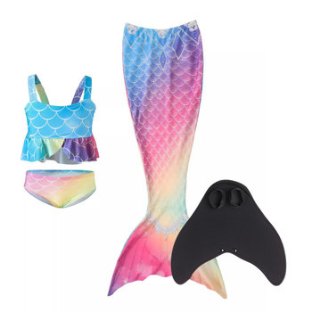 Summer mermaid tail ຂອງ swimsuit ເດັກ ນ້ອຍ ຍິງ ແບ່ງ ປັນ ພາກ ຮຽນ spring ຮ້ອນ ເຄື່ອງ ນຸ່ງ ຫົ່ມ ເດັກ ຍິງ Princess skirt swimsuit