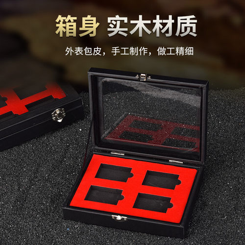 zippo打火机收纳盒火机展示盒质感高级分格设计透明视窗展示美观 - 图1