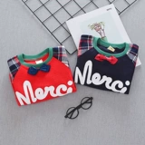 Детский весенний многоцветный приятный телу лонгслив для мальчиков, детская одежда