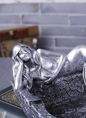 性感长腿美女树脂烟灰缸 创意家居摆件酒店客厅展销会送礼烟灰缸