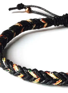 五彩手链原创手工制作文艺民族风