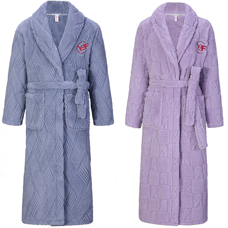 2件装睡袍女士加厚长款买一送一冬季法兰绒情侣珊瑚绒浴袍男大码,淘宝优惠券,粉丝福利购,淘宝优惠卷