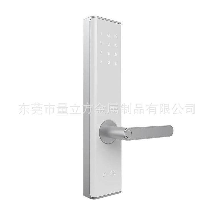 锌合金压铸智能锁外壳电镀拉丝指纹锁把手配件非标金属密码锁零件,淘宝优惠券,粉丝福利购,淘宝优惠卷