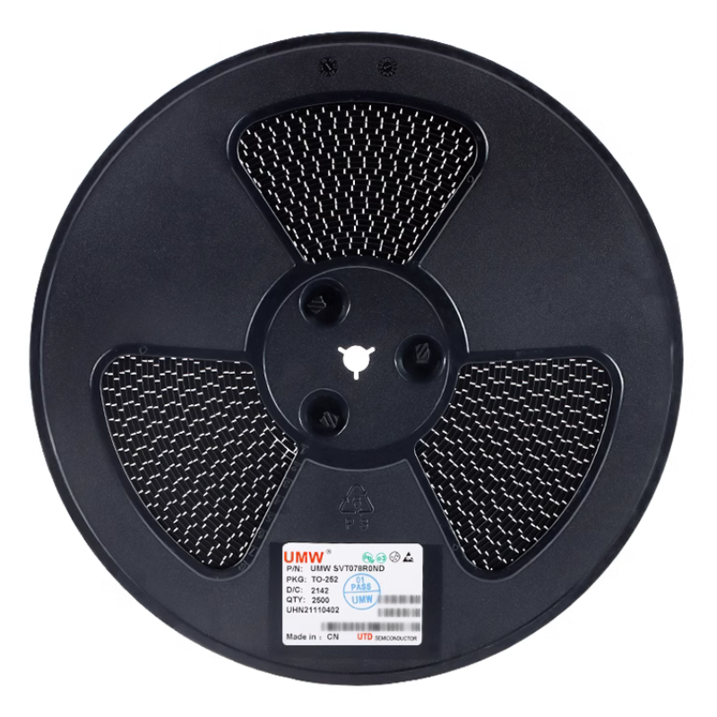 原装正品 UMW SVT078R0ND TO-252 68V/88A N沟道 MOS场效应管芯片 - 图0