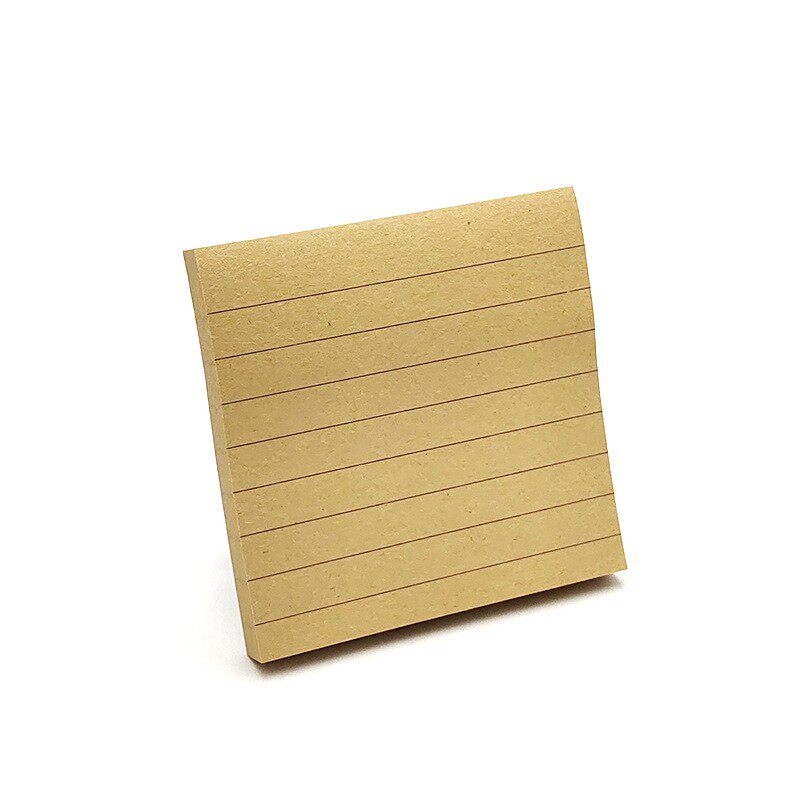 Horizontal sticky notes for students with sticky notes