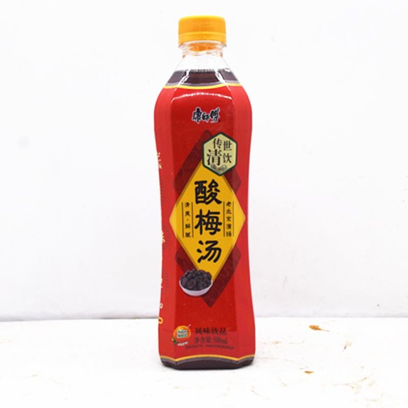 康师傅传世清饮酸梅汤500ml*15瓶整箱 火锅伴侣 饮料饮品包邮 - 图2