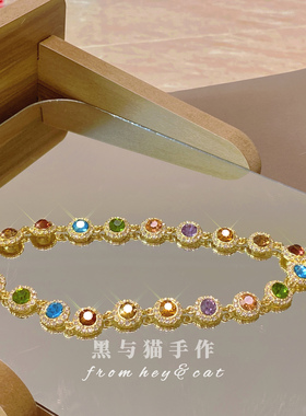 项链遇见彩虹金智妮jennie夸张