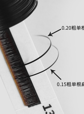 芭比欧美超柔软单根零触感扁毛