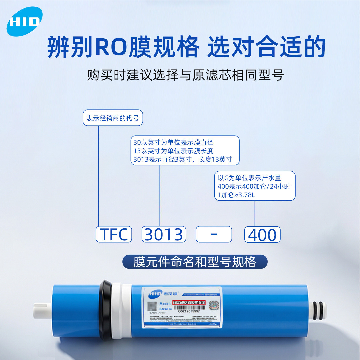 惠灵顿ro膜反渗透滤芯家用净水机75g400g600g3013净水器通用滤芯,淘宝优惠券,粉丝福利购,淘宝优惠卷