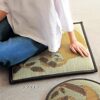 Futon cushion Japanese style straw meditation bay window cushion