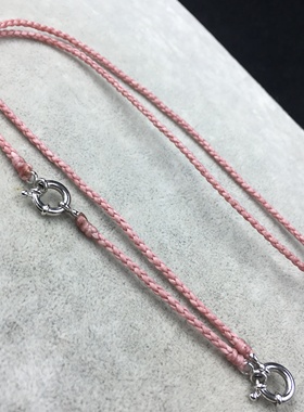 纯手工蜡绳编织吊坠绳翡翠玉石黄金玉佩和田玉挂坠配绳平安扣项链