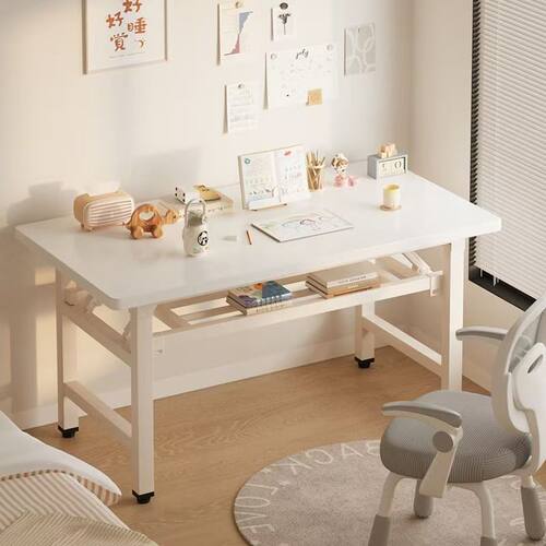 折叠桌家用书桌会议培训桌餐桌学习长方形桌子摆摊简易户外便携桌 - 图0