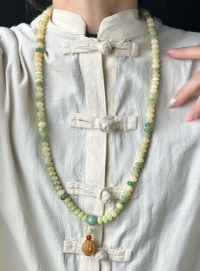 国风菩提根手串108颗盘玩佛珠