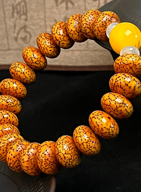 海南开片老陈籽星月菩提手串男女盘玩绕指柔饰品文玩佛珠手链