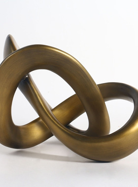 轮回螺旋麻花树脂摆件现代轻奢样板房间酒店会所家居软装饰品摆件