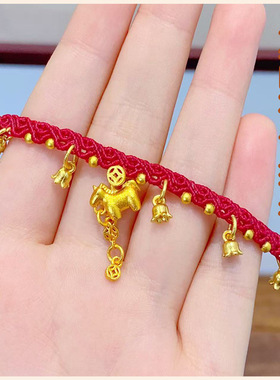 杭州灵隐宝宝马年好运红色手绳