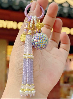 灵隐文创锦鲤爱心五彩绳手绳