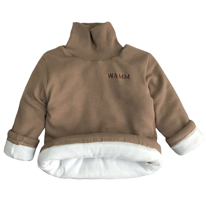 《5折清仓》中大童三层加厚保暖衣男女儿童加绒夹棉高领打底衫T恤,淘宝优惠券,粉丝福利购,淘宝优惠卷