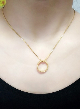 越南沙金光面斜纹戒指镀18k尾戒