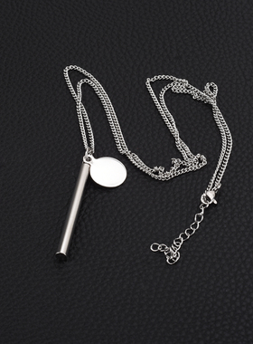 女神降临黄寅烨同款金属吊坠项链