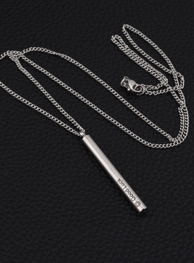 原宿风多层叠戴项链酷字母牌配饰