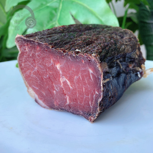 清真壮黄牛干巴云南特产腌制500g一斤风干牛肉干吧食品真空包邮 - 图1