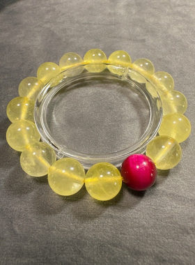 天然玉髓手串12mm珠径52mm圈口高端定制女款礼盒装