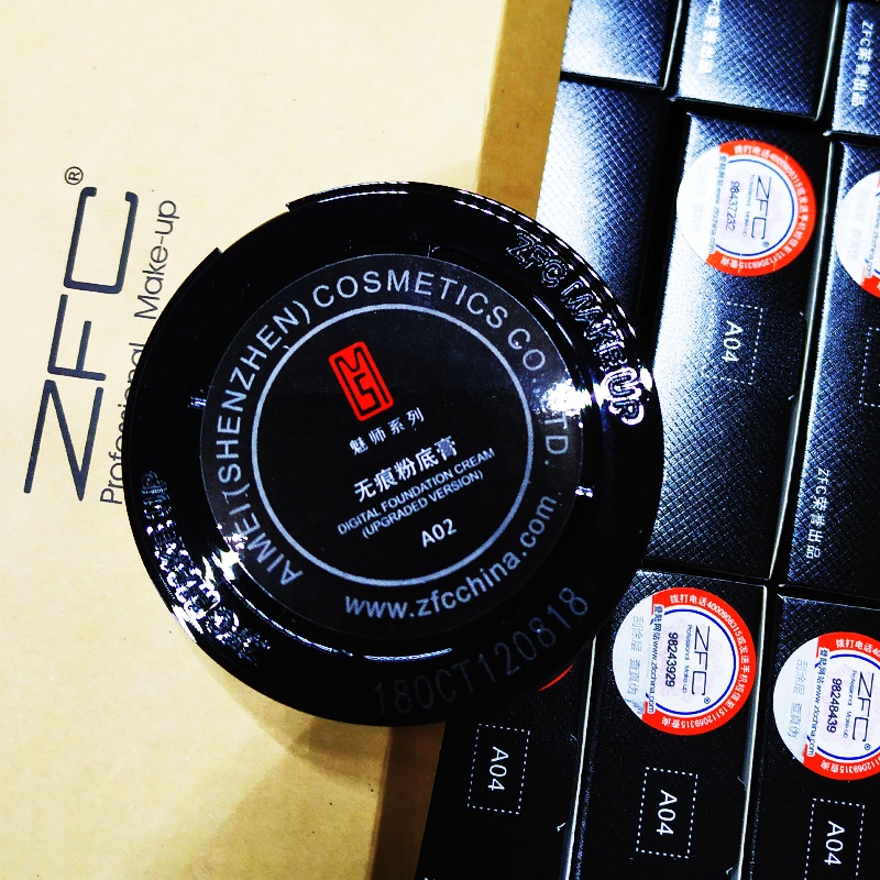 包邮ZFC粉底膏正品遮瑕膏控油持久粉底cc霜保湿裸妆粉底液粉底霜 - 图1