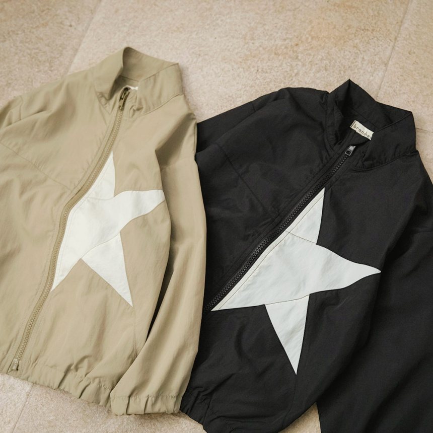 Kiddielove 日本代购 童装 Br.轻薄防雨处理星星拉链立领风衣外套 - 图2