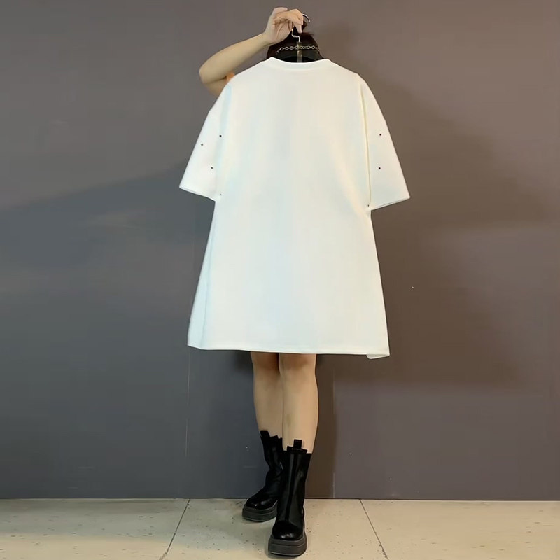 2026春季新款蝴蝶结装饰大衫胖mm显瘦钉珠上衣遮肉大码女装百搭衫,淘宝优惠券,粉丝福利购,淘宝优惠卷