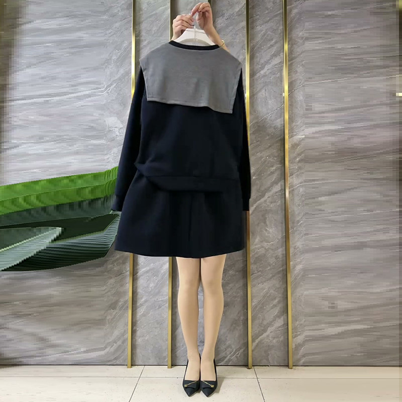 学院风大码女装披肩字母卫衣短裙两件套2026春季新款时尚显瘦套装,淘宝优惠券,粉丝福利购,淘宝优惠卷