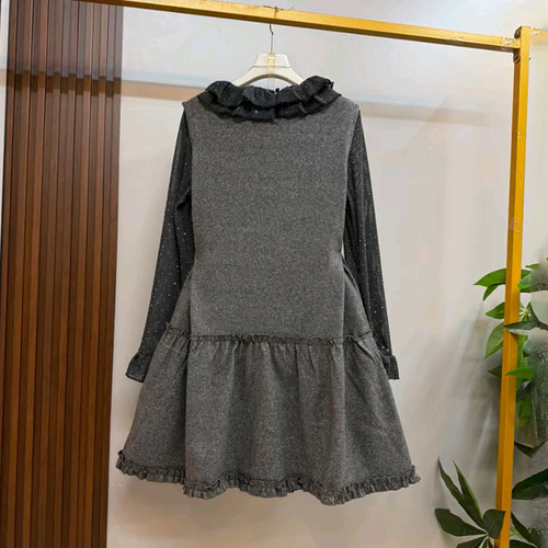 胖妹妹2025秋季新款大码女装时尚洋气宽松韩版甜美温柔精致两件套 - 图3