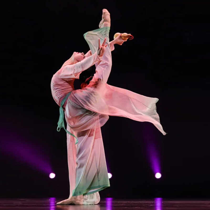 古典舞演出舞蹈服醉花溪中国风女子艺考剧目表演服舞台装飘逸古风,淘宝优惠券,粉丝福利购,淘宝优惠卷