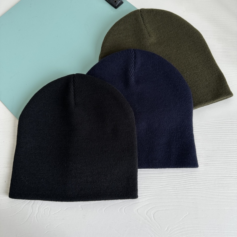 帽子男秋冬新款冷帽套头毛线帽雅痞瓜皮帽百搭保暖针织帽女月子帽 - 图0