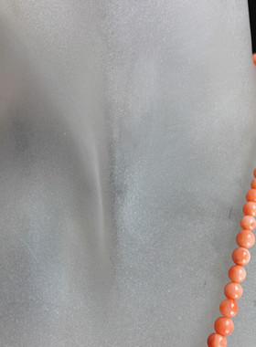 西洋古董珠宝首饰海外进口二手回流红红火火粉红色宝石项链