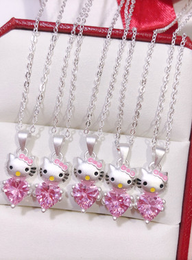 香港可爱卡通小女孩儿童节kt猫