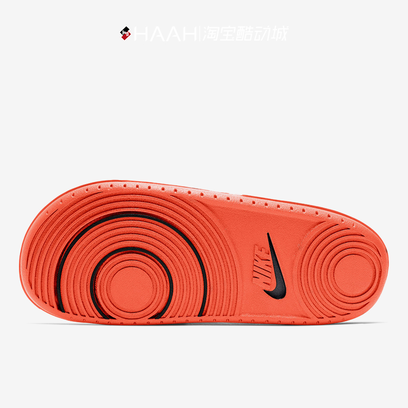 Nike耐克OFFCOURT SLIDE男子拖鞋一字拖透气轻便小白鞋BQ4639-101 - 图2