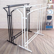 Retro Selling Clothes Racks Clothing Racks Clothing Clothes Hanger Show Shelves Landing Style Double Platoon Middle Island Racks Womens Clothing Store Shelves Children Clothing