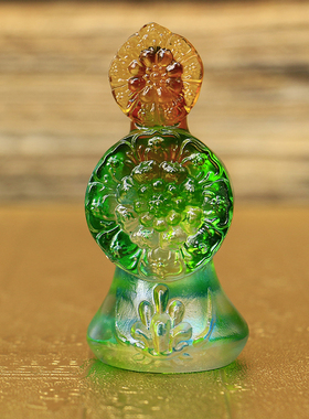 食花子古法琉璃供具复古