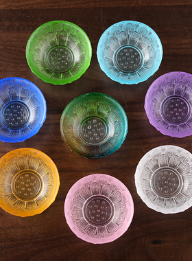 供碗古法琉璃供水杯复古