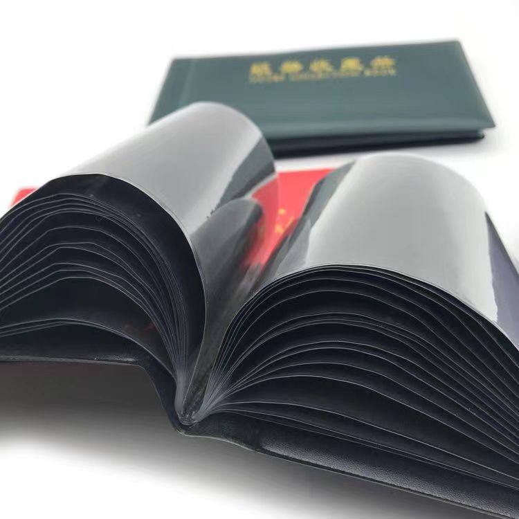 专业纸币收藏册60张装黑白底收藏夹钱币收藏养护纪念钞纸币观赏册,淘宝优惠券,粉丝福利购,淘宝优惠卷