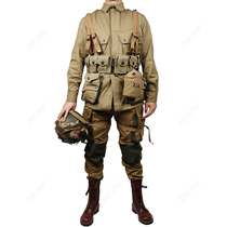 ZWJPW American M42 paratrooper suit Garland 10 United equipment group Normandy den retro film and TV props