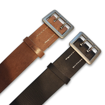 Fish subtextured waistbelt for mens belts with two eyes belts (retro film and TV props)