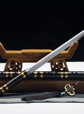 笛子刀剑组合棍中剑防身短剑棒剑