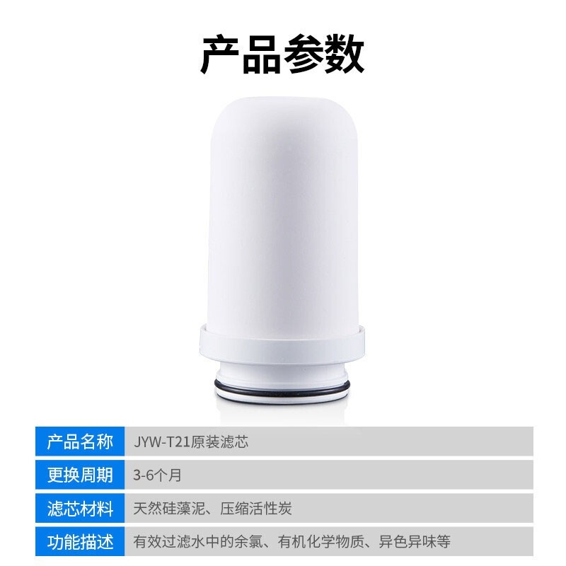 九阳家用自来水龙头净水器T02\T03\T05\RT151陶瓷过滤器原装滤芯 - 图1