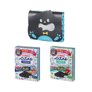 白元日本进口冰箱活性炭除臭剂冷藏冷冻室去味消臭剂一年间有效