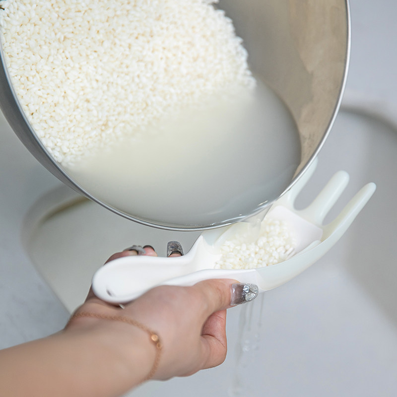 MARNA淘米器厨房爪形洗米勺不伤手家用免手洗淘米沥水筛淘米神器,淘宝优惠券,粉丝福利购,淘宝优惠卷