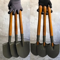 65-style shovel 65 parts 205 shovel manganese steel outdoor camping wood handle old shovels