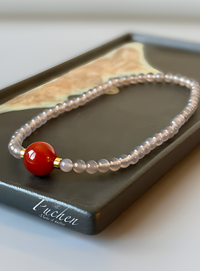护身安康/凝神养心/天然玛瑙手串